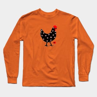 Mom Hen and Fur Babies Fun Meme By Abby Anime(c) Long Sleeve T-Shirt